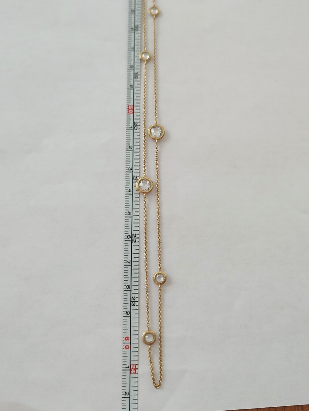 Nadri Elegant Long Necklace Or Body Chain